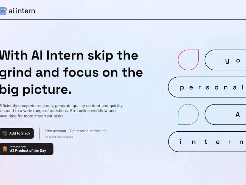AI tools Intern