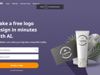 Make a free logo design in minutes with AI