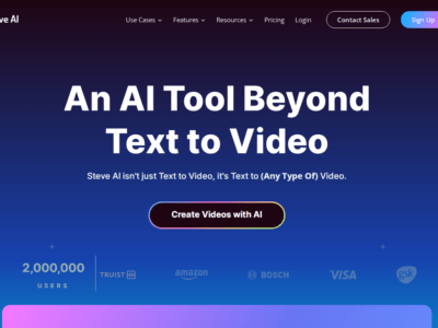 Steve.AI For Video generator