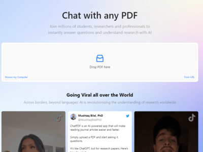 ChatPDF AI Tools