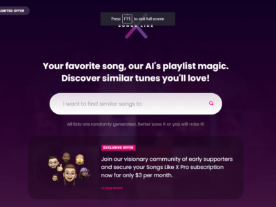 Songs Like X ai tools
