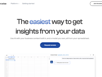 Arcwise AI built spreadsheet