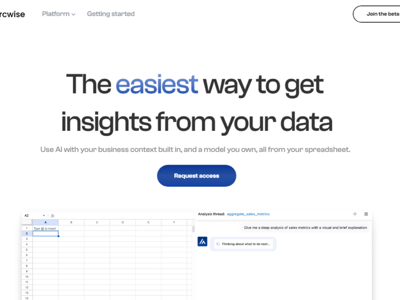 Arcwise AI built spreadsheet